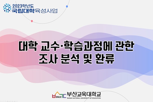 대학 교수·학습과정에 관한 조사 분석 및 환류